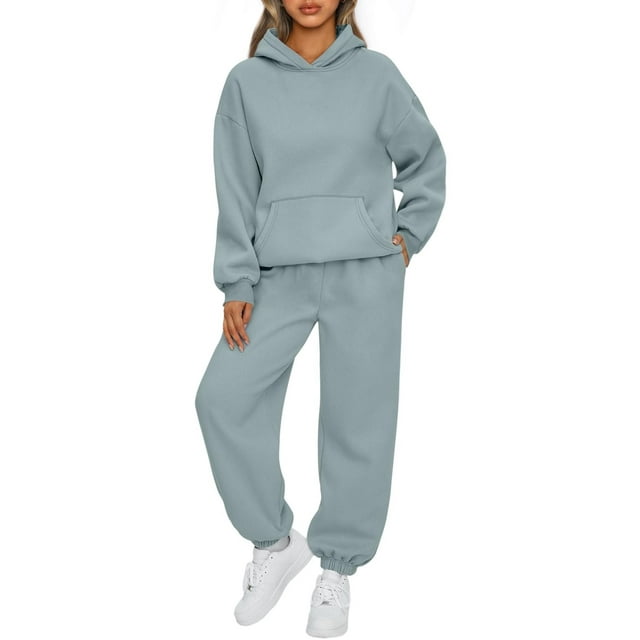 SUNBS Lounge Sets for Women 2 Piece Sets Sweat Set Suits Sweatpants Womens Hoodies Outfits Clothes