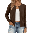 thumbnail image 1 of SUNBS Long Sleeve Sweaters for Women Cropped Cardigan Womens Lightweight Blouse Fashion Knit Top Button Up Clothes, 1 of 8