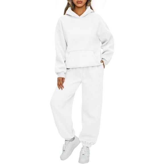 SUNBS Lounge Sets for Women 2 Piece Sets Sweat Set Suits Sweatpants Womens Hoodies Outfits Clothes