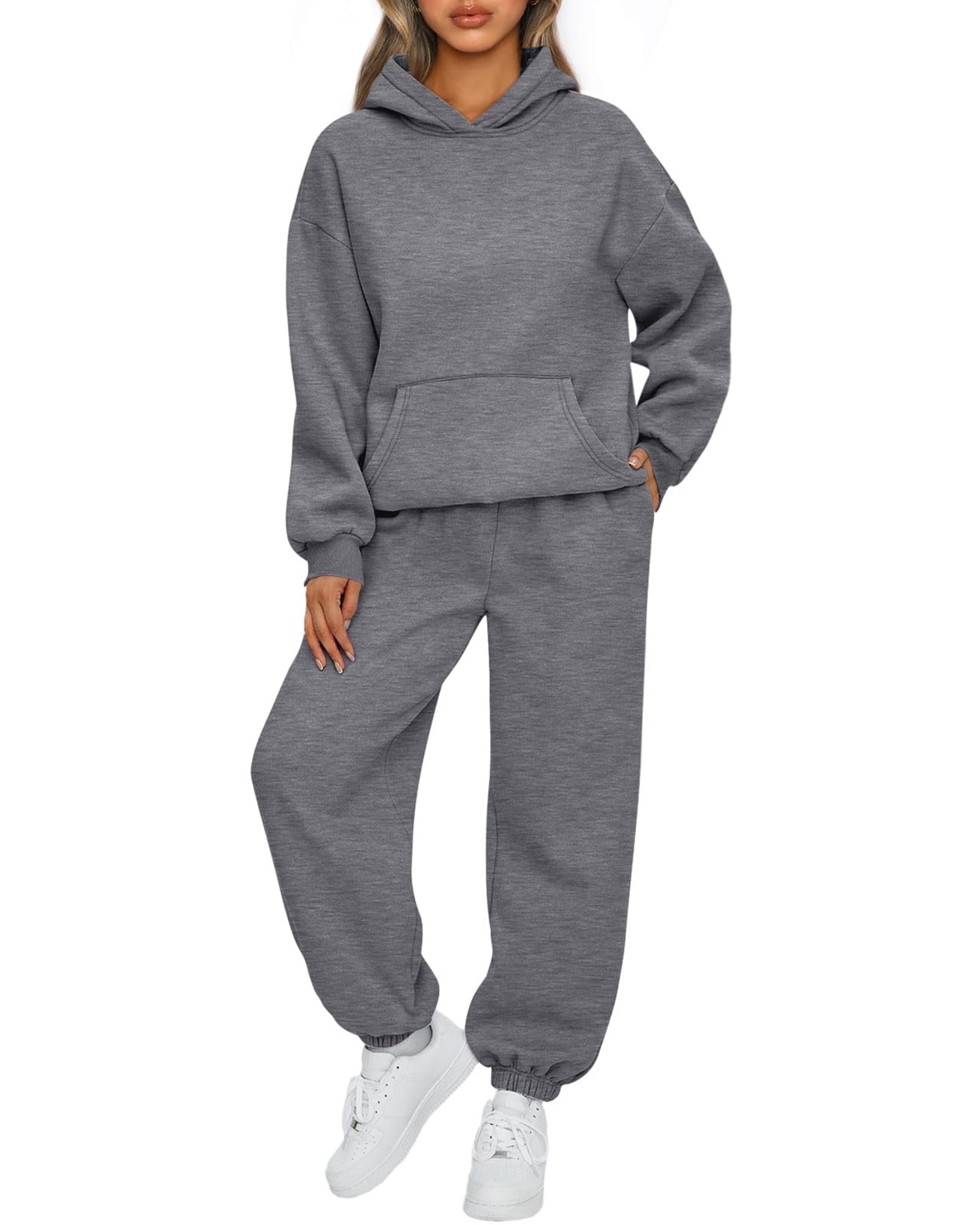 Sweatshirt set large size spring and autumn women's clothing 3pcs set wild long sleeve casual main image 0