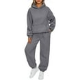 thumbnail image 1 of SUNBS Lounge Sets for Women 2 Piece Sets Sweat Set Suits Sweatpants Womens Hoodies Outfits Clothes, 1 of 8