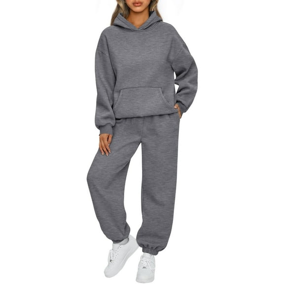 SUNBS Lounge Sets for Women 2 Piece Sets Sweat Set Suits Sweatpants Womens Hoodies Outfits Clothes