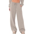 thumbnail image 1 of SUNBS Wide Leg Sweatpants for Women High Waisted Drawstring Sweat Pants With Big Patch Pockets., 1 of 9