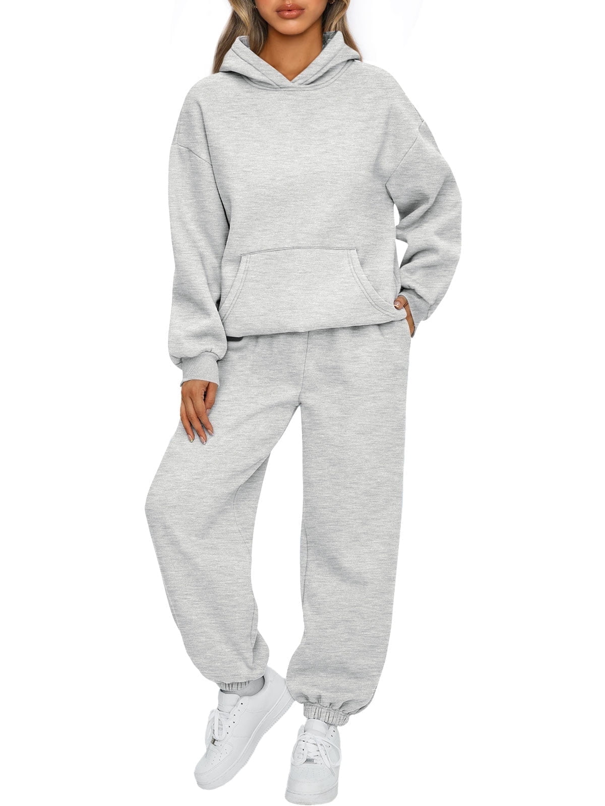 SUNBS Lounge Sets for Women, 2 Piece Sweat Set, Hoodies & Joggers