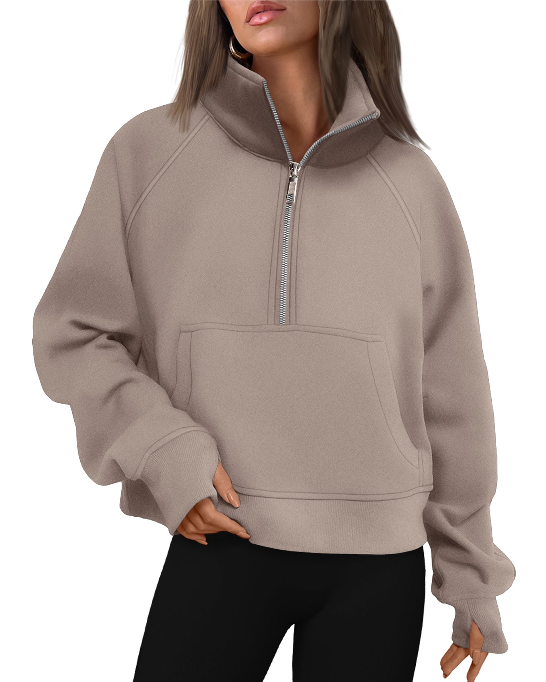 Gap Women's 1969 Logo Lightweight Fleece Pullover Hoodie W