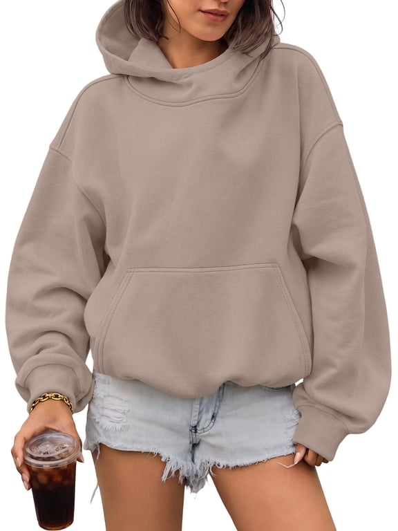 Oversized Hoodies for Women Pullover Long Sleeve Hooded Sweatshirts with Kangaroo Pocket