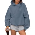 thumbnail image 1 of SUNBS Oversized Hoodies for Women Pullover Long Sleeve Hooded Sweatshirts with Kangaroo Pocket, 1 of 8
