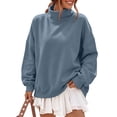 thumbnail image 1 of SUNBS Oversize Sweatshirts for Women Long Sleeve shirts Cowl Neck Drop Shoulder Pullover Tops Casual, 1 of 8