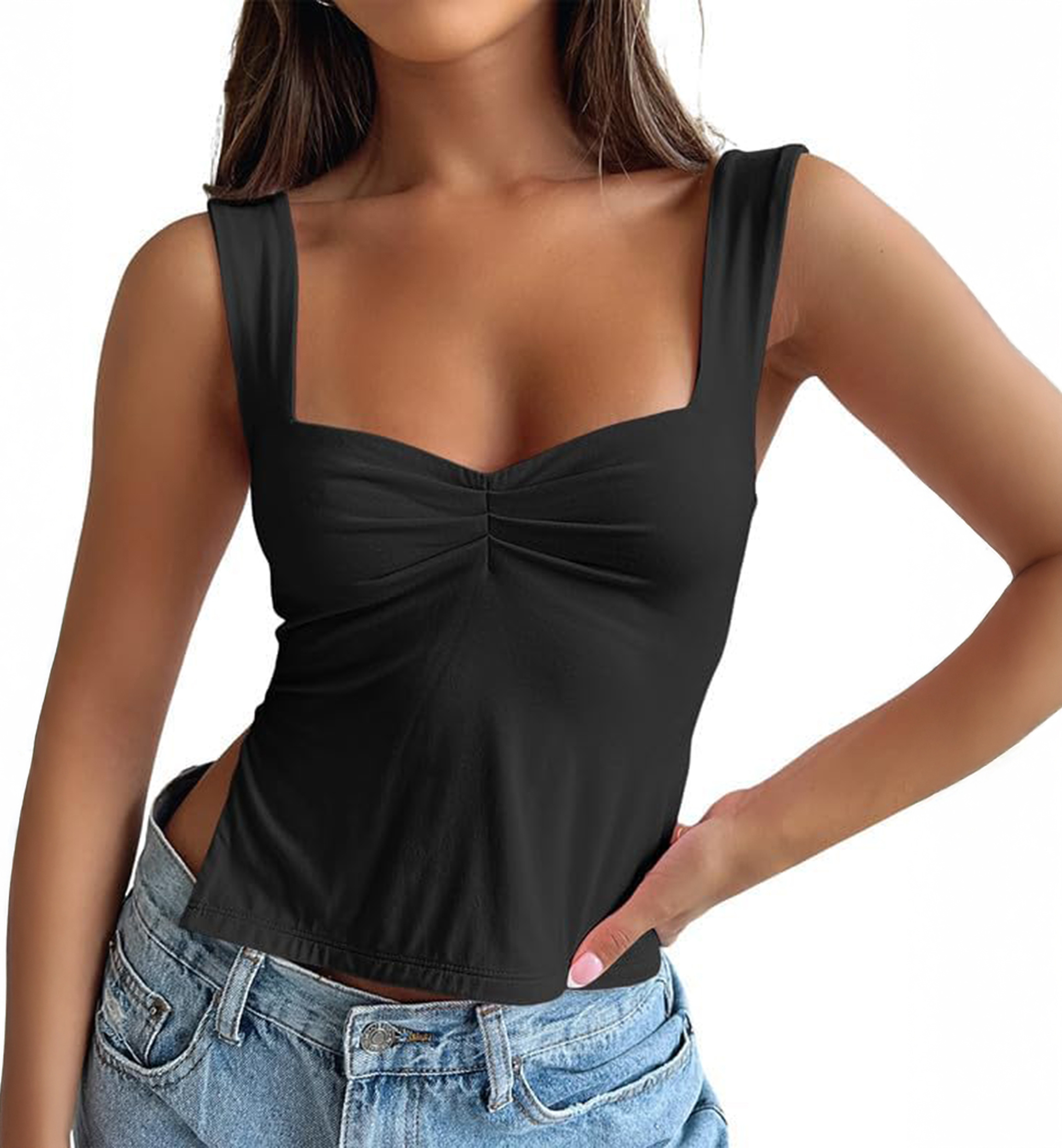 SUNBS Summer Beach Vacation Clothes For Women Spring Tank Tops Summer 