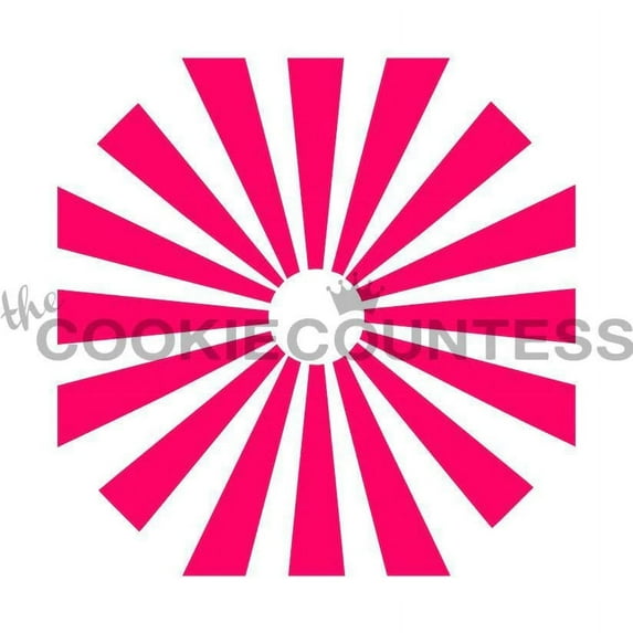 SUNBURST STENCIL