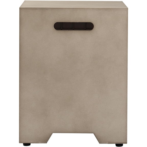 SUNBURY White 16 inch Detachable Tank Cover for 20 Gallon Gas Tank,ABS Lightweight Design, Perfect for Storage & Outdoor Entertaining