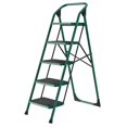 thumbnail image 1 of SUNCOO 5 Step Ladder, Folding Step Stool w/Non-Slip Rubber Feet, 330lbs Load Sturdy Steel Foldable Ladders, Lightweight Portable Stool Stairs, Multi-use Ladder Stand for Household and Office, 1 of 1