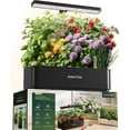 thumbnail image 1 of SUNCOZE 12 Pod Hydroponic Growing System, Indoor Herb Garden with 24W Powerful Output, 4L Water Tank, Black, 1 of 11