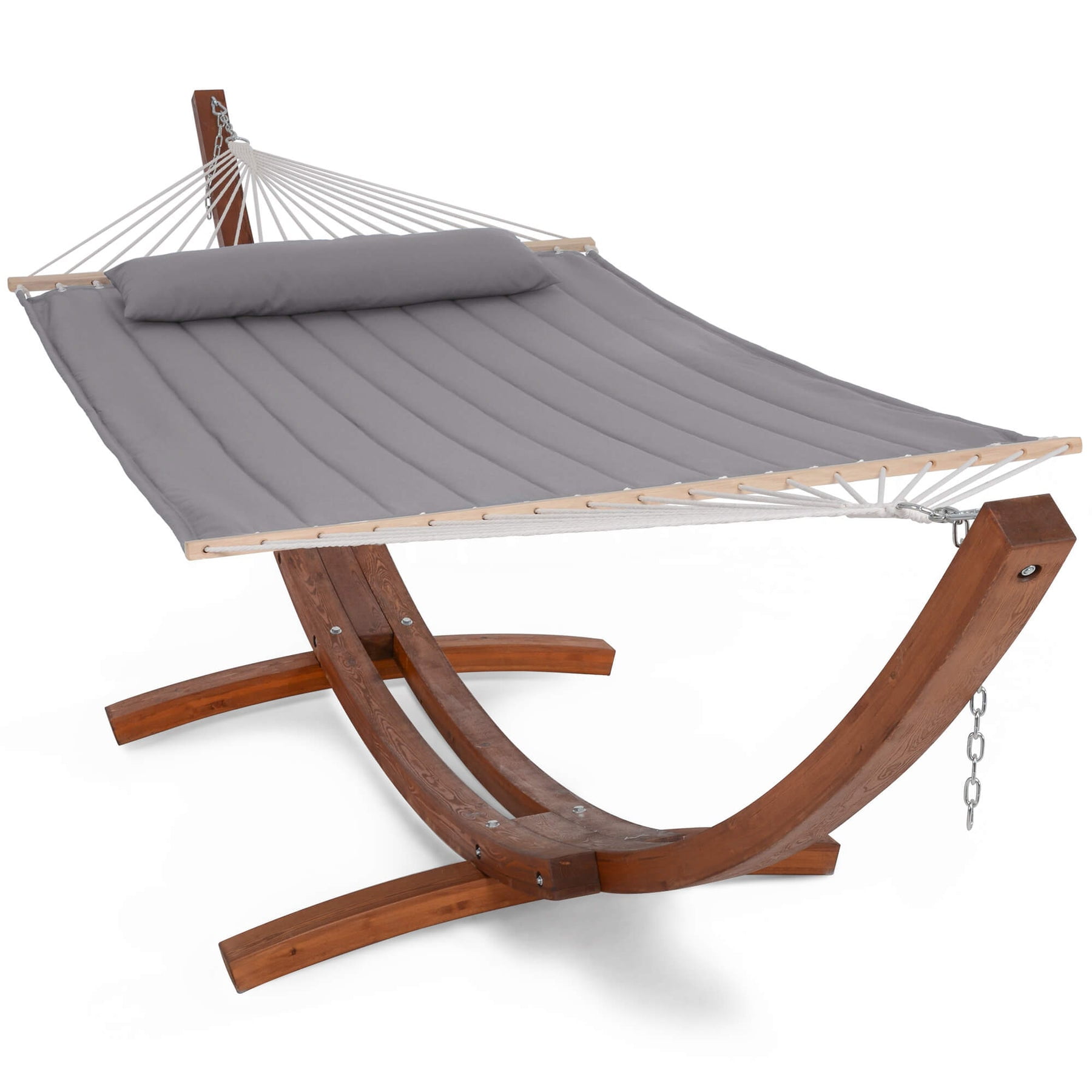 SUNCREAT Freestanding 2 Person Hammock with Stand