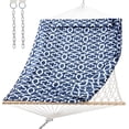 thumbnail image 1 of SUNCREAT Hammocks Replacement Hammock for Stand, 475 lbs Capacity, Two Person Backyard Hammock with Pad for Outside, Dark Gray Pattern, 1 of 8