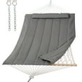 thumbnail image 1 of SUNCREAT Hammocks for Outside, Two Person Hammock for Patio, Garden, Porch, Outdoor, Dark Gray, 1 of 9