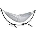 thumbnail image 1 of SUNCREAT Stand Alone Hammocks for Outside, 2 Person Self Standing Hammock, Light Gray, 1 of 8