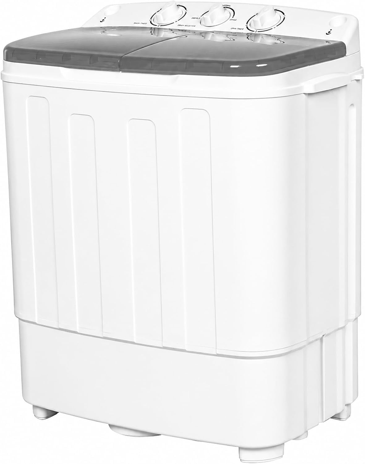洗濯機 twins-twins Suncrown, Portable Twin Tub Washing Machine, 16lbs, Spin Dryer