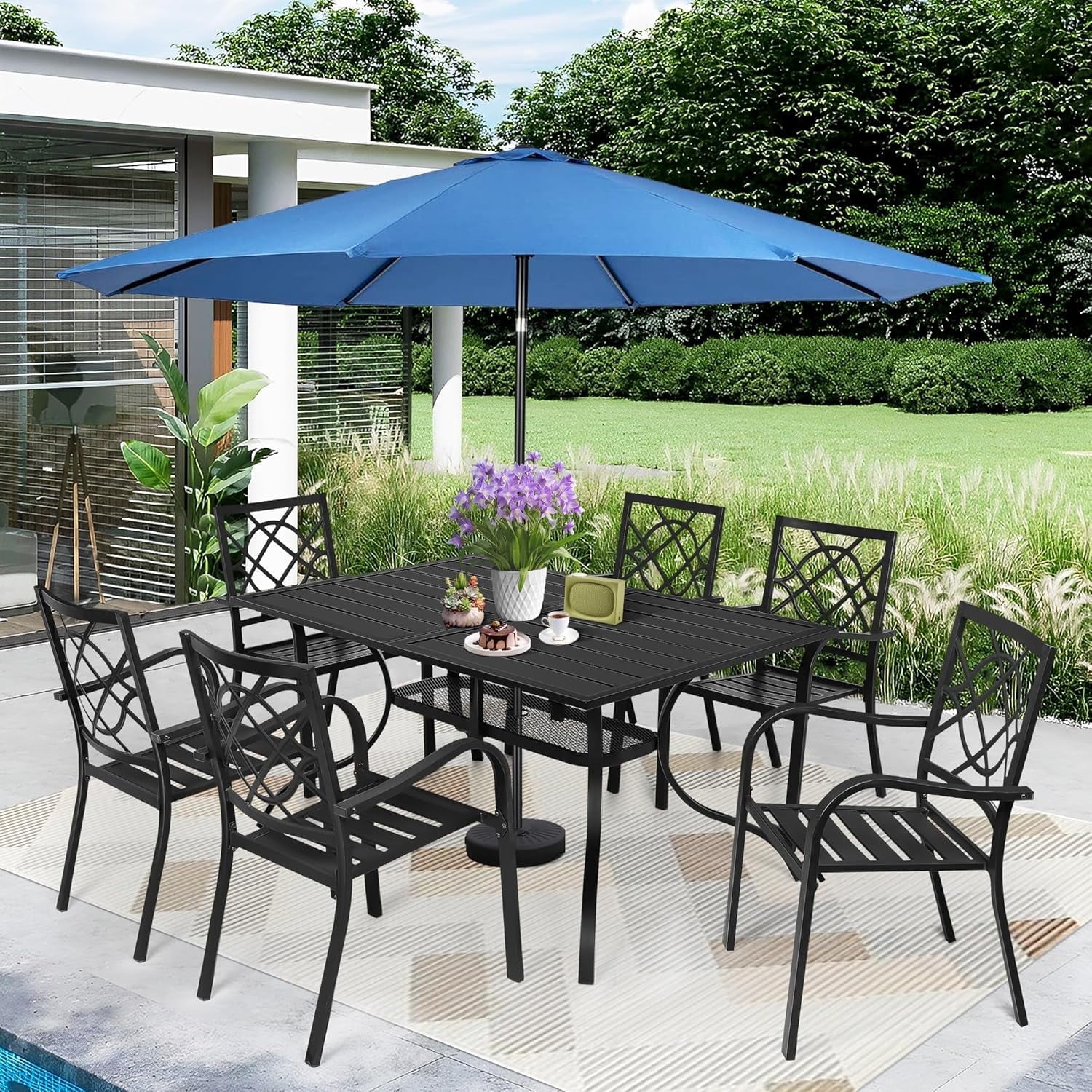 cabelas patio umbrella Adjustable Curved Cantilever Outdoor Umbrella 10x13 ft by Freeport Park