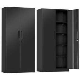GangMei 71 In Heavy Duty Metal Storage Cabinet with Locking