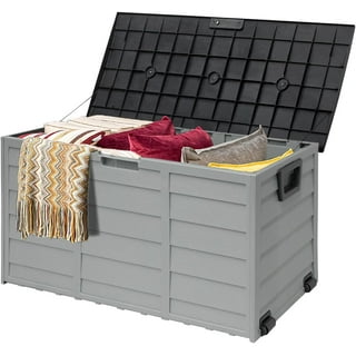 Grey Large Locking Storage Bins with Lids & Handles- 3 Pc. | Oriental  Trading