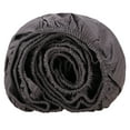 thumbnail image 1 of SUNDAY HOME 100% Cotton Percale Twin-Fitted Sheet - Dark Gray, 1 of 6