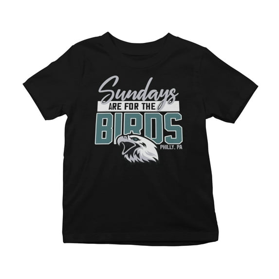 SUNDAYS ARE for The Birds Philly PA Classic Vintage Style Unisex Adult & Youth Kids T-Shirt Moisture Wicking