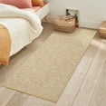 thumbnail image 1 of SUNDEREY 2'x5' Washable Runner Rug,2x5ft Bohemian Hallway Runner, Cotton Woven Reversible Entryway Rug, Modern Stain Resistant Boho Rug Low-Pile Throw Rug for ‎Dining Room Office,Khaki, 1 of 7
