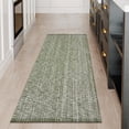 thumbnail image 1 of SUNDEREY 2'x5' Washable Runner Rug,2x5ft Bohemian Hallway Runner, Cotton Woven Reversible Entryway Rug, Modern Stain Resistant Boho Rug Low-Pile Throw Rug for ‎Dining Room Office,Green, 1 of 6