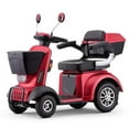 thumbnail image 1 of SUNDERWELL Large 4 Wheels Mobility Scooter, Electric Heavy Duty Wheelchair(XW-E05B), Max 400 LBS Capacity for Seniors, Adults, Magnetic Brake, Front-Rear Trunks, No Assemble Required, 1 of 7