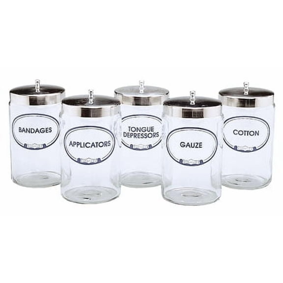 SUNDRY JAR GLS W/CVR APPLICATO GRAFCO