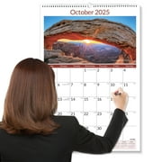 SUNEE 2026 Wall Calendar Large 22.75"x15.5" – 21-Month Vertical Monthly Calendar from October 2025 to June 2027, Extra Large Planner, National Parks Design for Wall Use at Home or Off
