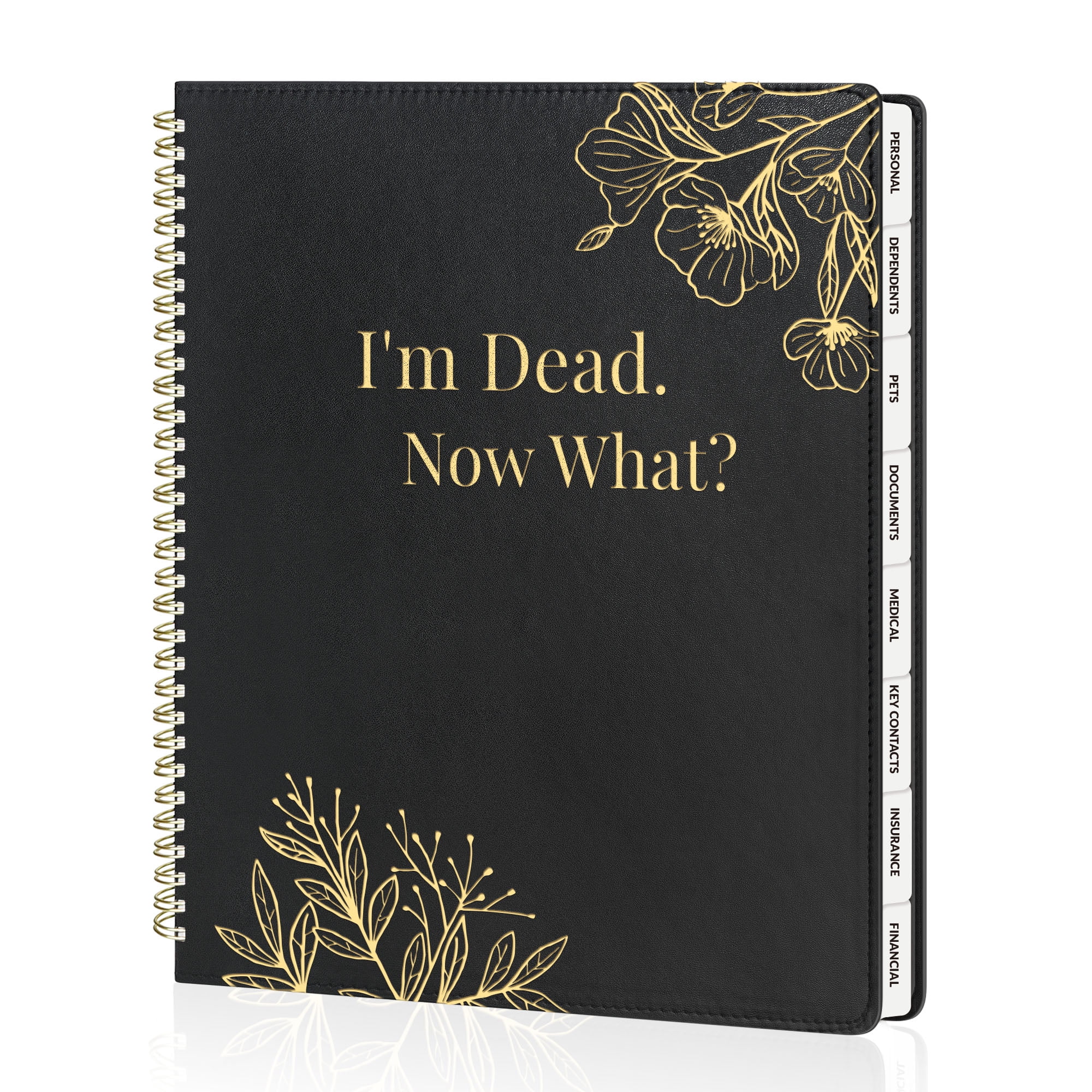 Picture of SUNEE End of Life Planner - I'm Dead Now What Planner for Seniors ...