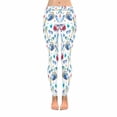thumbnail image 1 of SUNENAT Funny Beach Palm Tree Surfboard Women's Stretchy Capri Leggings Yoga Running Pant M, 1 of 4