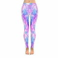 thumbnail image 1 of SUNENAT Modern Galaxy Mermaid Tail Stretchy Capri Leggings Skinny Yoga Sports Pants Extra Large, 1 of 4