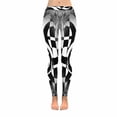 thumbnail image 1 of SUNENAT Music Clefs Music Note Lines Stretchy Capri Leggings Skinny Yoga Sports Pants Extra Large, 1 of 4