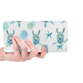 thumbnail image 1 of SUNENAT Sea Turtle Starfish Women's Large Leather Trifold Wallet - Multi Card Holder Clutch Long Purse, 1 of 4