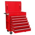 thumbnail image 1 of FULL DRAWER PROFESSIONAL DUTY CART-RED, 1 of 5