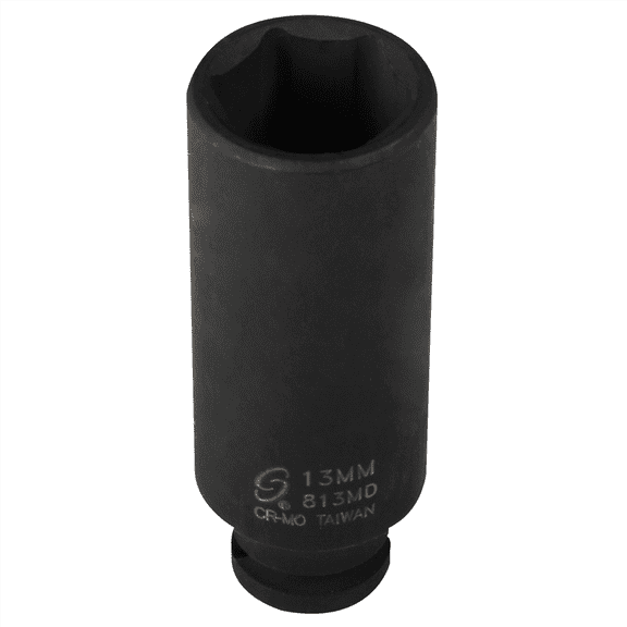 SUNEX SOC 13MM 1/4D IMP 6PT DP
