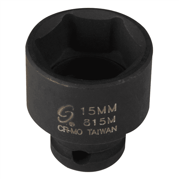 SUNEX SOC 15MM 1/4D IMP 6PT