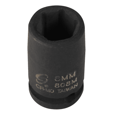 SUNEX SOC 8MM 1/4D IMP 6PT