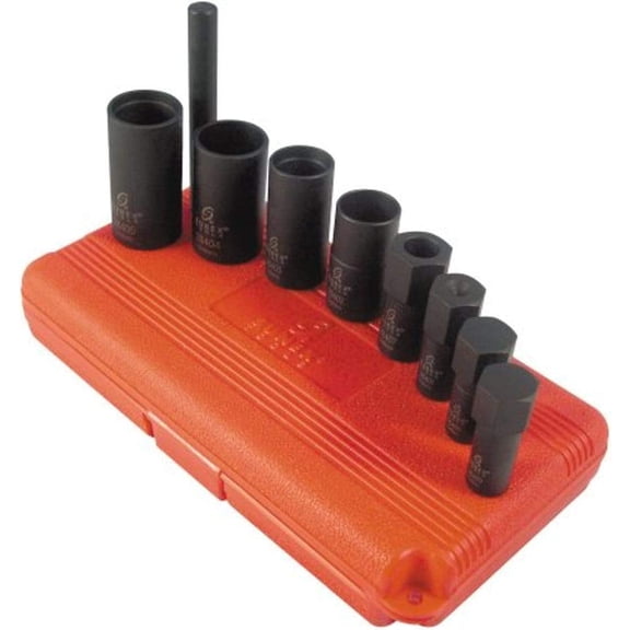 G3C15613L SUNEX TOOLS 2840 9 Piece Hubcap and Wheel Lock Removal Kit