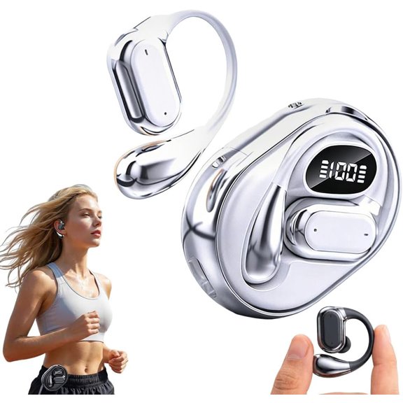 SUNFEIII AI Translation Wireless Bluetooth 5.4 Headphones, 2026 New Wireless Earphones AI Bluetooth Headphones, Upgrade 164 Languages Translator Ear Buds for Travel Business Meeting (White)
