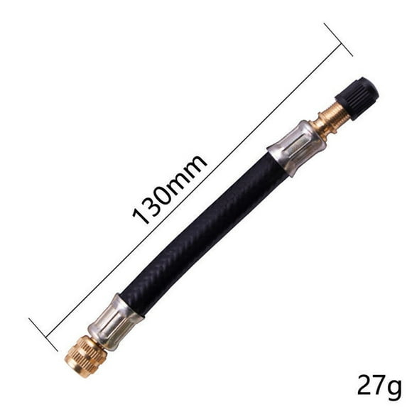 SUNFEX 100/130/150/180/210Mm Copper Tire Valve Stem Extension Adapter Pole Rubber Hose