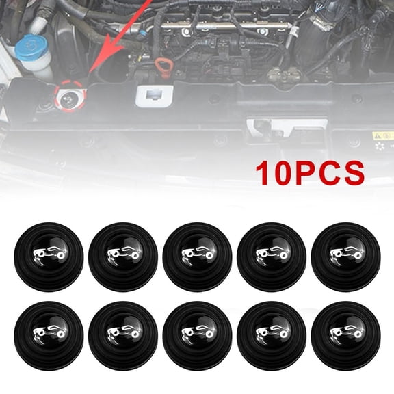 SUNFEX 10Pcs Car Door Anti-Collision Pad Sound Insulation And Shock-Absorbing Gasket