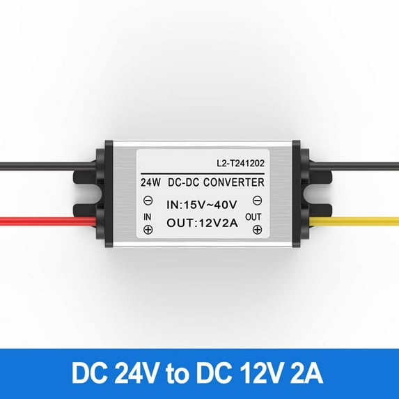SUNFEX 24V To 12V Dc-Dc Converter 1A~ 5A Power Supply Converter With Aluminum Shell
