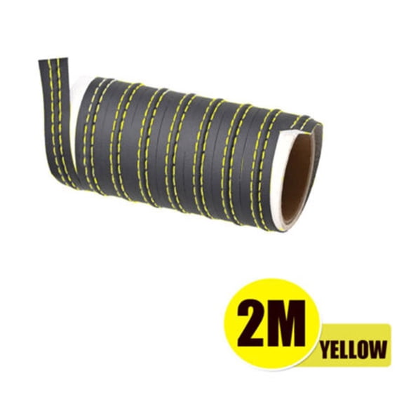 SUNFEX 2M Car Dashboard Decor Line Strip Sticker Moulding Trim Pu Leather Accessories