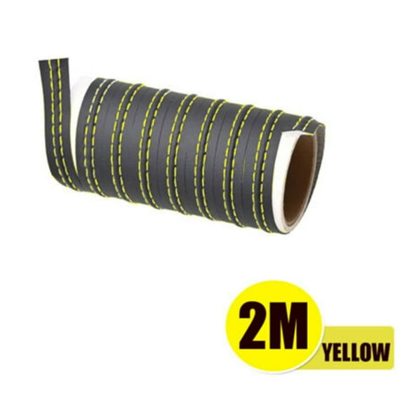 SUNFEX 2M Car Dashboard Decor Line Strip Sticker Moulding Trim Pu Leather Accessories