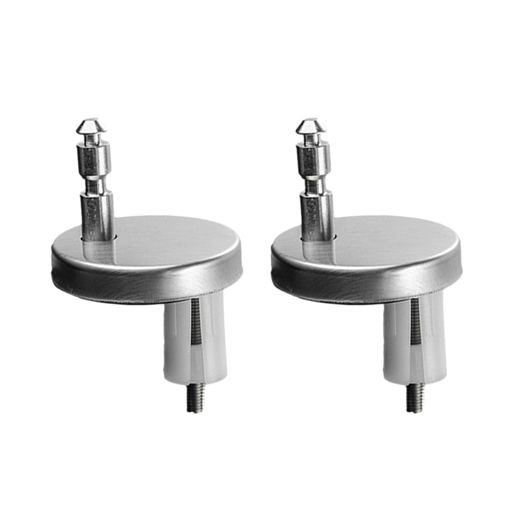 SUNFEX 2pcs Toilet Seat Screw Plastic Screws Plastic Hinges Stainless ...