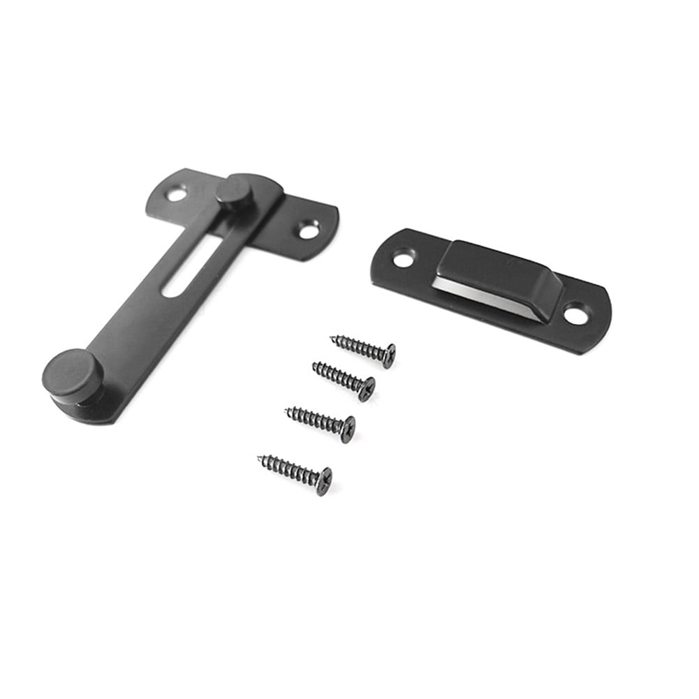 SUNFEX Barn Door Lock Sliding Door Lock Hook Carbon Steel Sliding Door